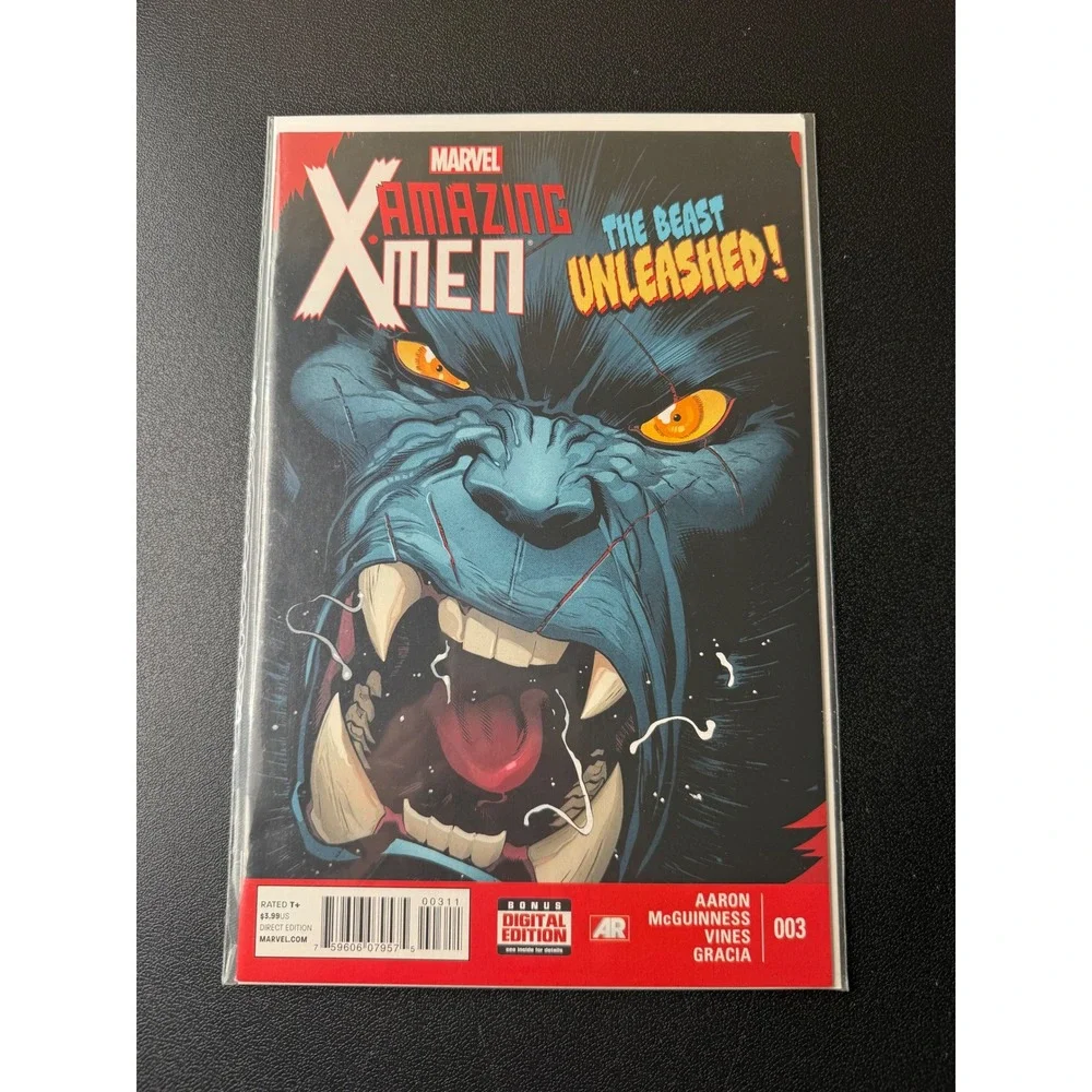 Marvel Amazing X-Men 3 The Beast Unleashed Ed McGuinness Cover 2014 Comic‎ Book
